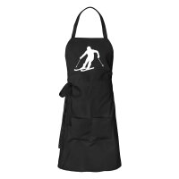 Schürze Skifahren Silhouette