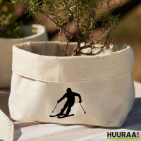 Organizer Skifahren Silhouette Aufbewahrungskorb