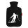 Wärmflasche Skifahren Silhouette