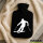 Wärmflasche Skifahren Silhouette