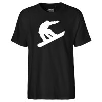 Herren T-Shirt Snowboarden Silhouette Größe S-3XL