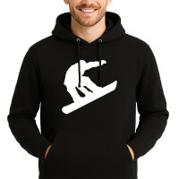 Unisex Hoodie Snowboarden Silhouette Größe S-3XL