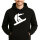 Unisex Hoodie Snowboarden Silhouette Größe S-3XL