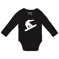 Baby Body Snowboarden Silhouette Größe 62-80