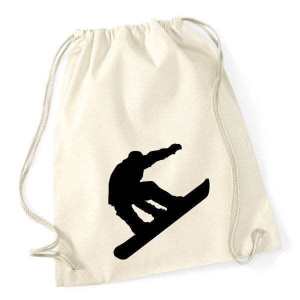 Turnbeutel Snowboarden Silhouette 12 Liter