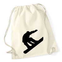 Turnbeutel Snowboarden Silhouette 12 Liter