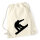 Turnbeutel Snowboarden Silhouette 12 Liter