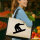 Jutetasche Snowboarden Silhouette 21 Liter Black