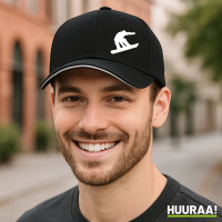 Cappy Mütze Snowboarden Silhouette
