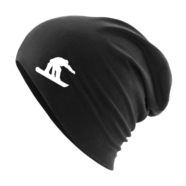 Beanie Snowboarden Silhouette