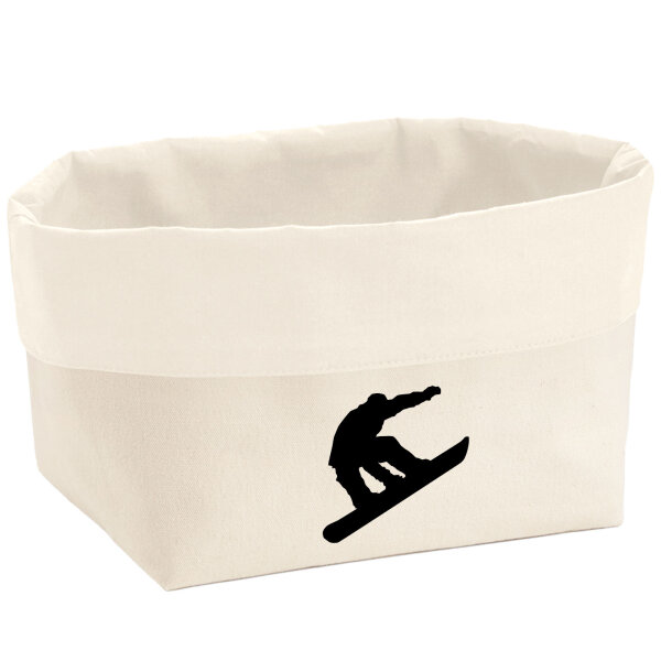 Organizer Snowboarden Silhouette Aufbewahrungskorb