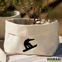 Organizer Snowboarden Silhouette Aufbewahrungskorb