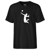Herren T-Shirt Volleyball Silhouette Größe S-3XL