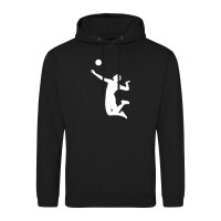 Unisex Hoodie Volleyball Silhouette Größe S-3XL
