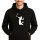 Unisex Hoodie Volleyball Silhouette Größe S-3XL