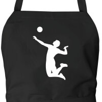 Schürze Volleyball Silhouette