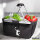 Einkaufskorb faltbar Volleyball Silhouette 20 Liter Tragekorb Black