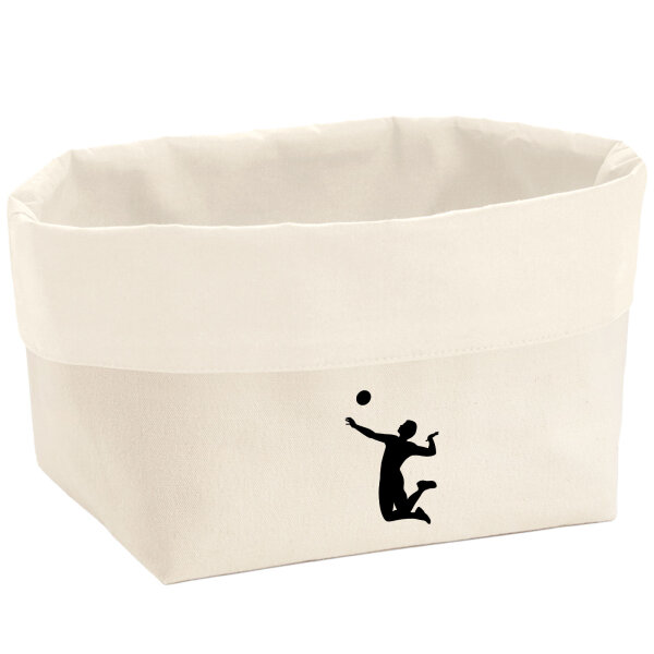 Organizer Volleyball Silhouette Aufbewahrungskorb