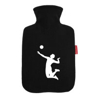 Wärmflasche Volleyball Silhouette