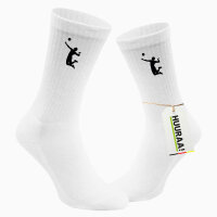 Socken Volleyball Silhouette Größe 37/46 White Motiv Tennissocken