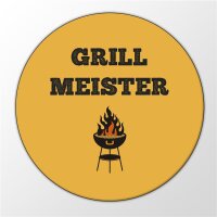 Magnet Grillmeister Barbecue BBQ Feuer Grill 59mm...
