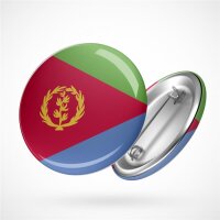Button Eritrea Flagge Größe 59mm