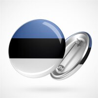 Button Estonia Estland Flagge Größe 59mm