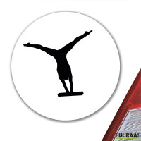 Aufkleber Schwebebalken Turnen 10cm Sticker
