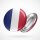 Button France Frankreich Flagge Größe 59mm