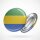 Button Gabon Flagge Größe 59mm