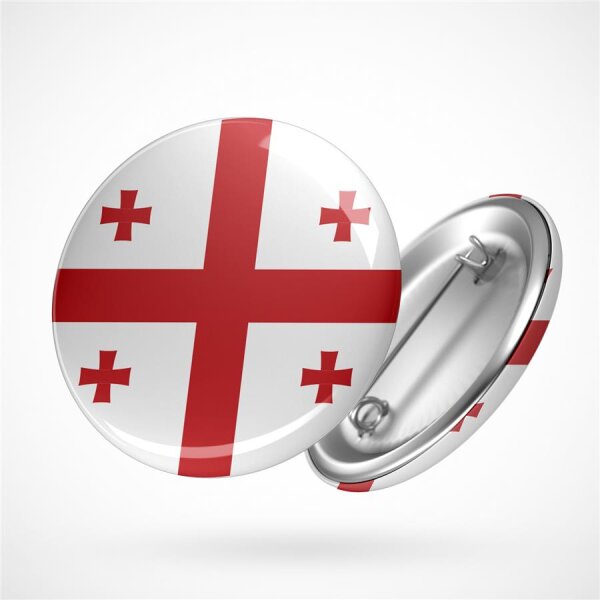 Button Gambia Flagge Größe 59mm