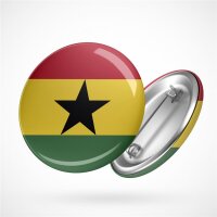 Button Ghana Staat Flagge Größe 59mm