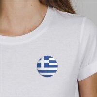 Button Greece Griechenland Flagge Größe 59mm