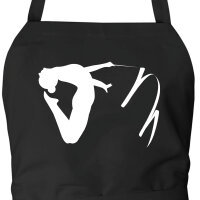 Schürze Rhythmische Sportgymnastik Silhouette