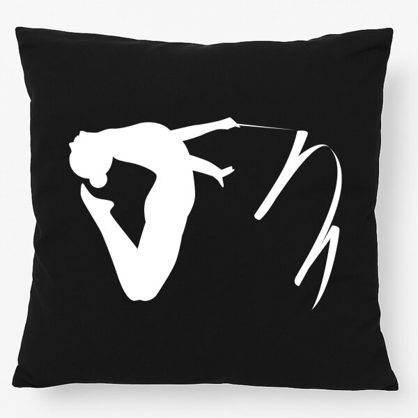 Kissen Rhythmische Sportgymnastik Silhouette 40x40cm