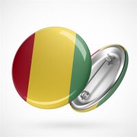 Button Guinea Flagge Größe 59mm