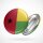 Button Guinea-Bissau Flagge Größe 59mm