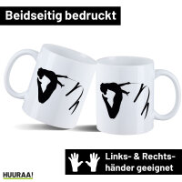 Kaffeetasse Rhythmische Sportgymnastik Silhouette 330ml