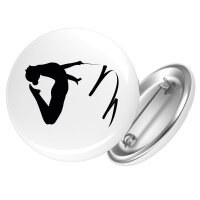 Button Rhythmische Sportgymnastik Silhouette