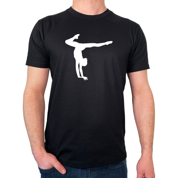Herren T-Shirt Turnen Gymnastik Größe S-3XL