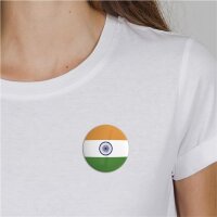 Button India Indien Flagge Größe 59mm