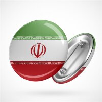 Button Iran Flagge Größe 59mm