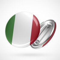Button Italy Italien Flagge Größe 59mm