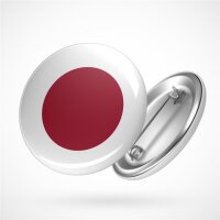 Button Japan Flagge Größe 59mm