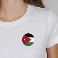Button Jordanien Flagge Größe 59mm