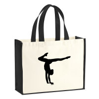 Jutetasche Turnen Gymnastik 21 Liter Black