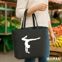 Filzshopper Turnen Gymnastik 22 Liter Filztasche