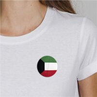 Button Kuwait Flagge Größe 59mm