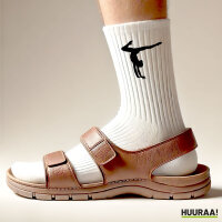 Socken Turnen Gymnastik Größe 37/46 White Motiv Tennissocken