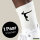 Tennissocken Turnen Gymnastik Größe 42/46 White Motiv Sportsocken
